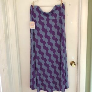 LuLaRoe Maxi skirt 2XL NWT